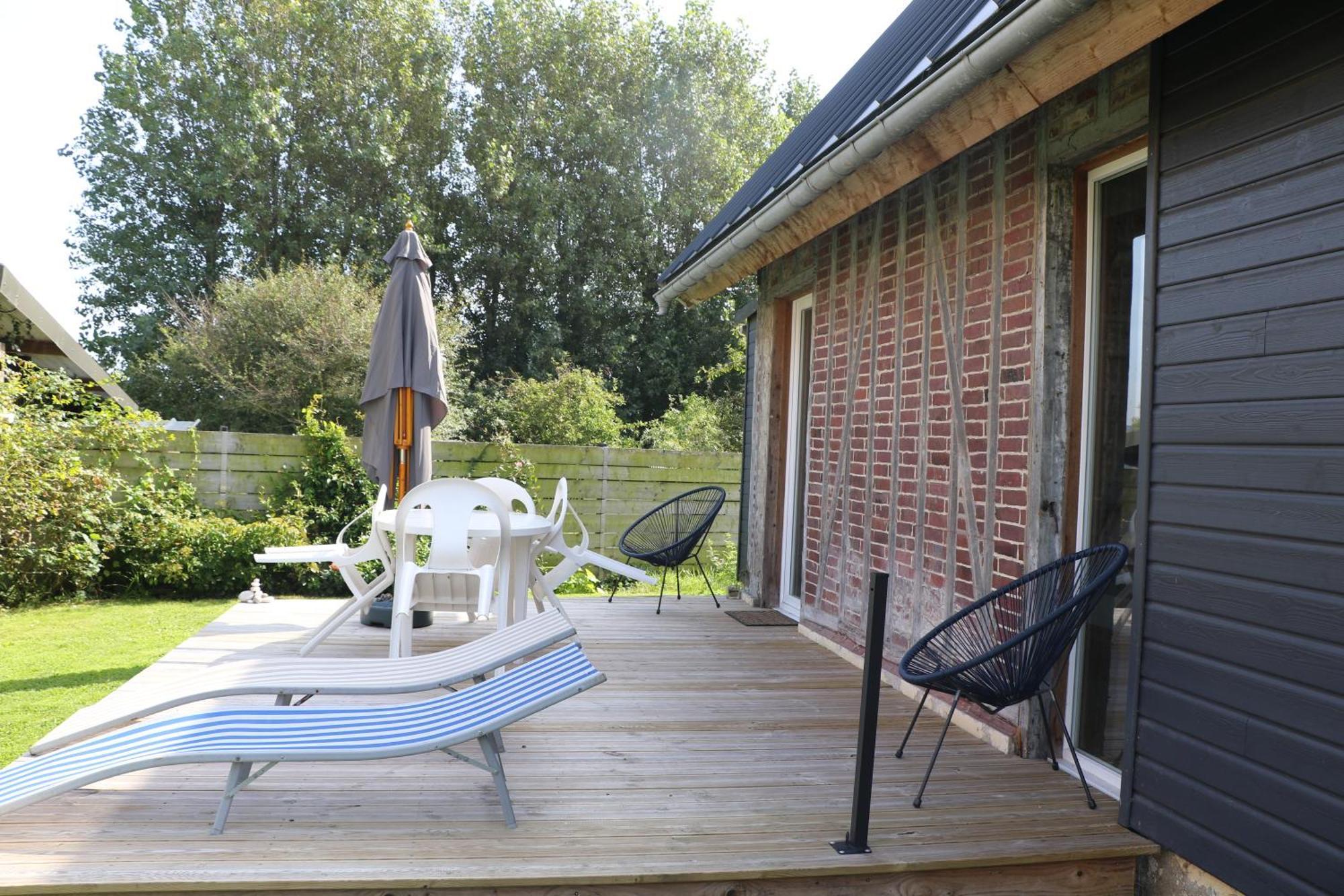 Jolie Maison En Bord De Mer A Pourville Hautot-sur-Mer المظهر الخارجي الصورة